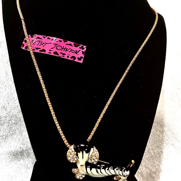 DACHSHUND PUPPY DOG NECKLACE Betsey Johnson inspired - Picture 4 of 10